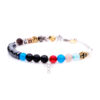 Bracciale Iesus MEDIUM zirconi bianco rosso blu 59 EUR