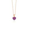 collana cuore rosso